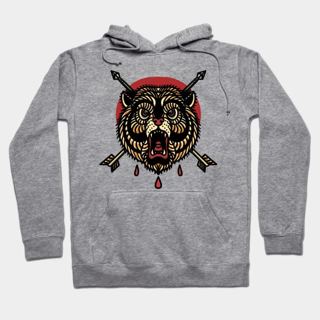 bear and arrow tattoo Hoodie by donipacoceng